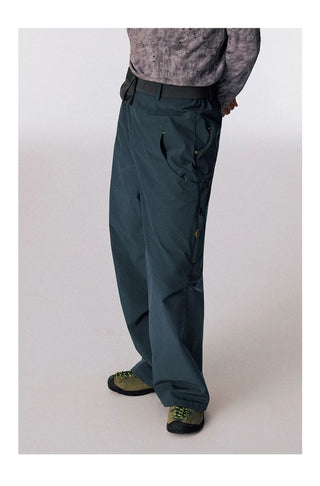 [CONP] Outdoor Swirl Pocket Zip Wide Pants