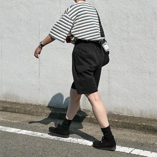 bermuda pin tuck pants