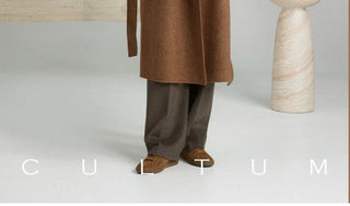 [CULTUM] Pure Wool V-Neck Knit Sweater