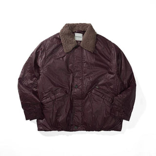 [Monterest] Detachable Fur Collar Deck Jacket