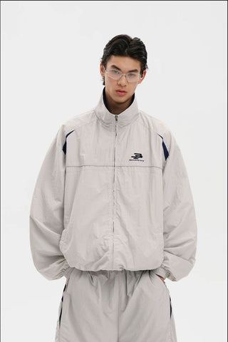 [MASONPRINCE] Structured Track Jacket & Pants Set