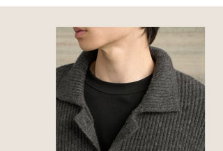 [CULTUM] Wool Collar Button Cardigan