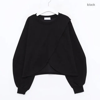 Slit sweatshirt