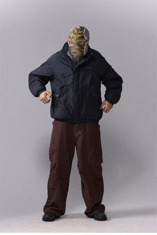 [Monterest] Water-Resistant Stand Collar Padded Jacket