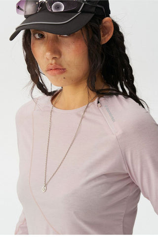 [Monterest] Slim Fit Panel Long Sleeve T-Shirt