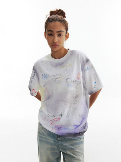 CONP Color Graphic T-Shirt (White)