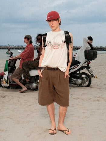 [MASONPRINCE] Double-Pleated Shorts