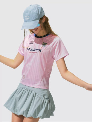 [Monterest] Stripe Jersey Relaxed Fit T-Shirt