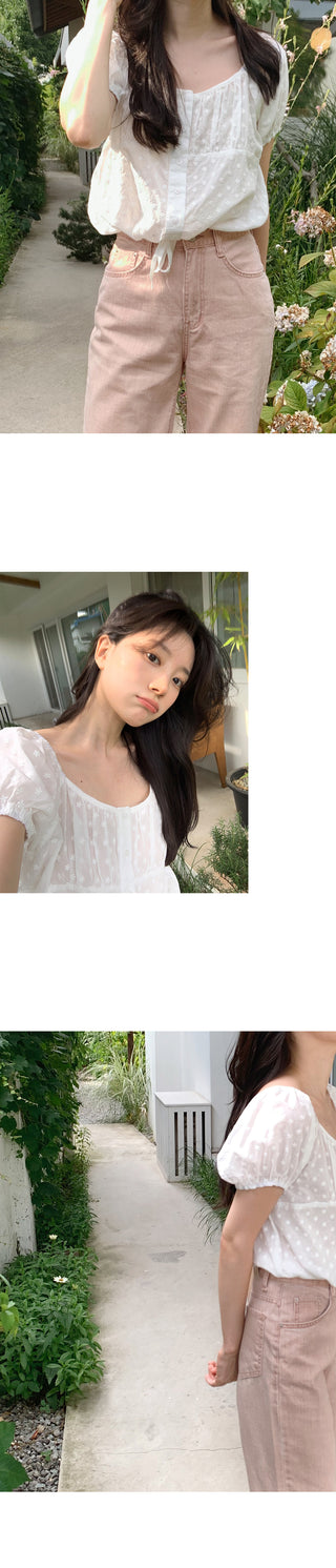 Cotton Flower Blouse - 2 colors