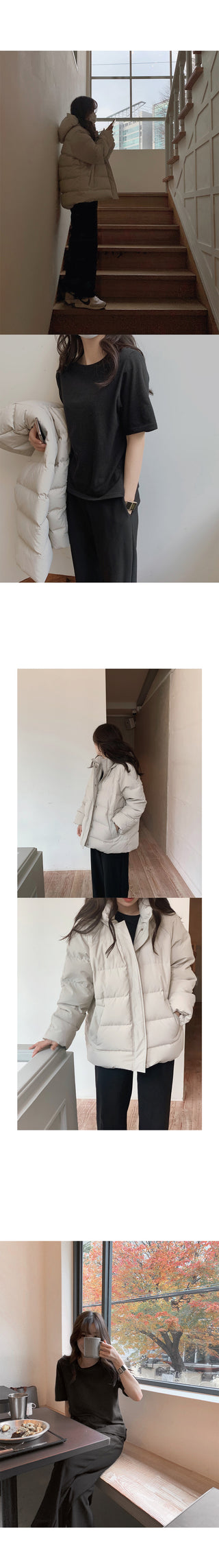 (basic/long) Fleece-lined training pants - 2 colors