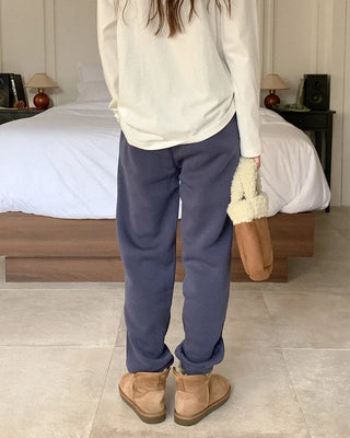 (7 colors) Fleece-lined jogger pants