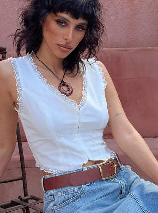 Silvanna Top White