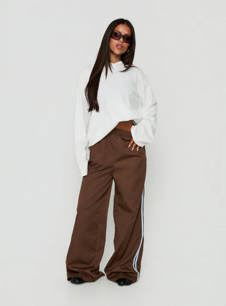 Fielder Sweatpants Brown / Blue