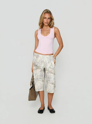 Sayllor Longline Sweatshorts Camo