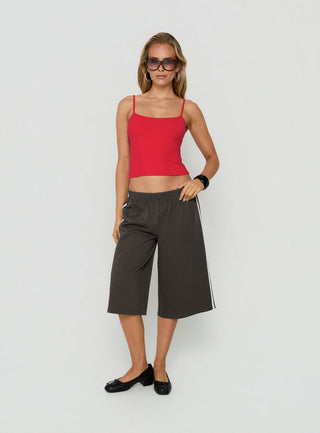 Sayllor Longline Sweatshorts Iron Grey