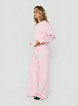 Dodie Wide Leg Pants Pink