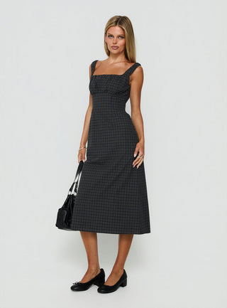 Donnamarie Midi Dress Check