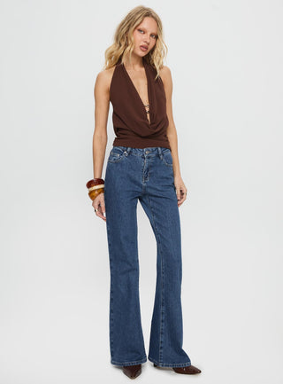 Magic Mirror Mid Rise Bootleg Jeans Mid Blue Wash
