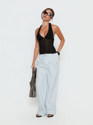 Parklea Pants Blue  White Stripe