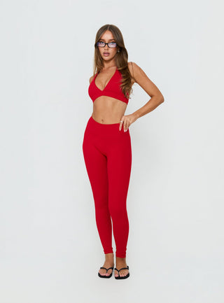 Peak Performance Active Leggings Red