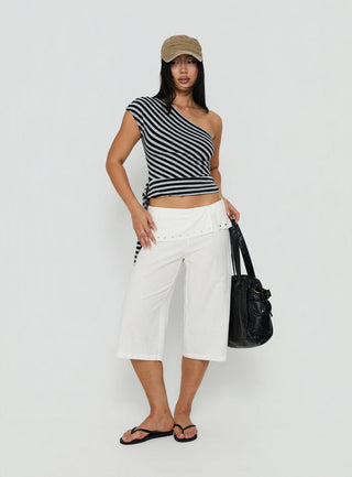 Oren Capri Trouser Ivory