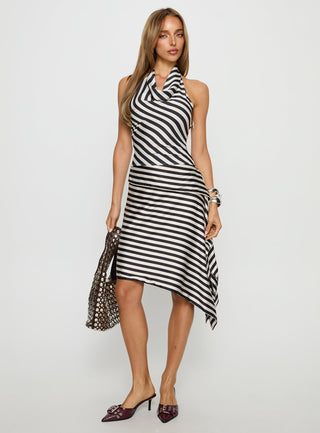Heritage Halter Top Cream Stripe