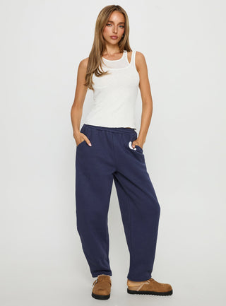 Route 08 Barrel Track Pant Navy