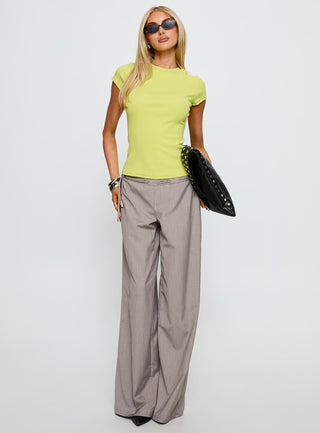Baseline Longline Rib Top Green