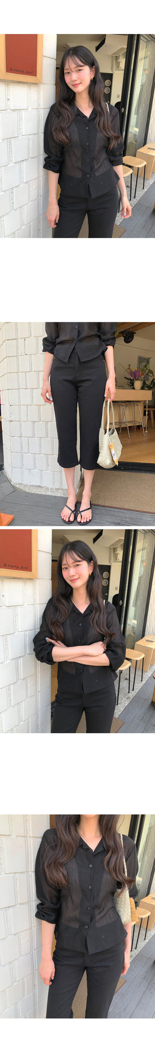 [2 colors] Capri Pants