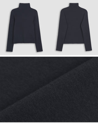(Slim Fit/Basic Fit) Turtleneck T-Shirt - 7 Colors