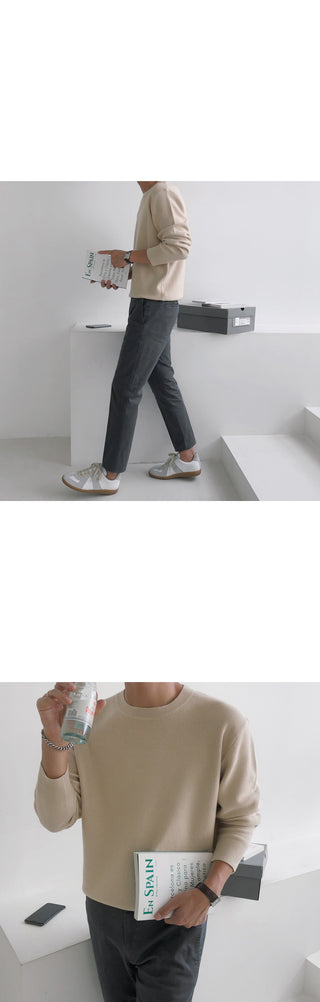 Want Washable Embossed Round Knit