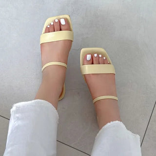 0304 Basic Strap Cushion Sandals (5 colors)