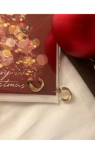 Vintage gold earrings
