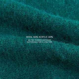 Rich Wool Brushed Knit Vest