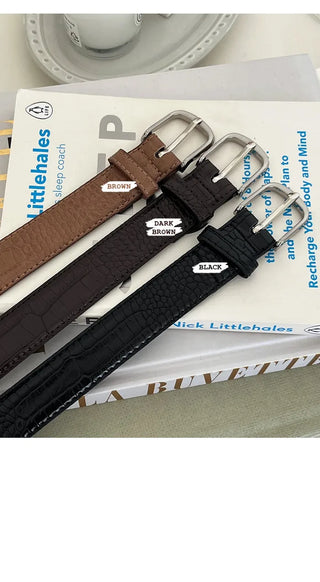 Leather belt