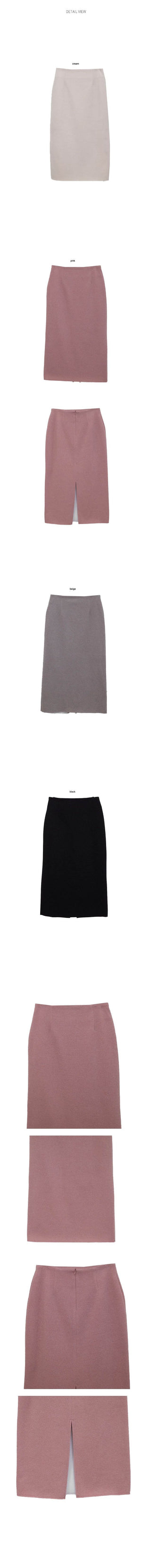H-line long skirt