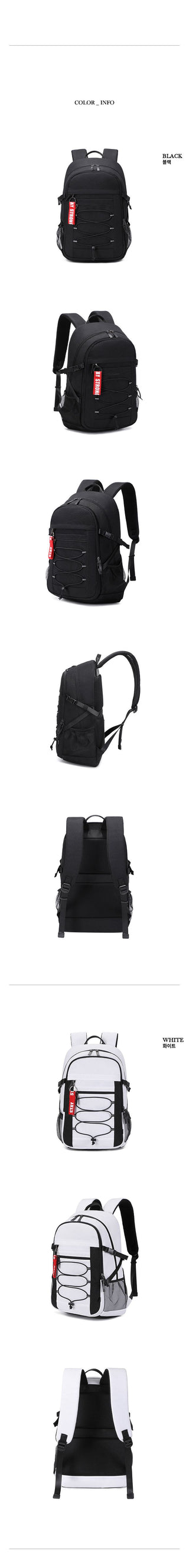 Large-capacity casual backpack (with key holder)