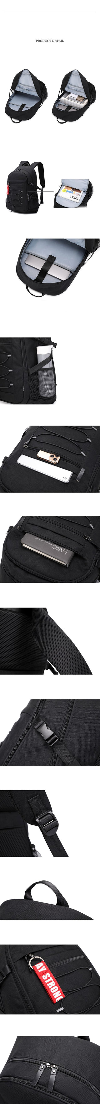 Large-capacity casual backpack (with key holder)