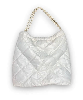 (2 colors) Quilted Chain Bag