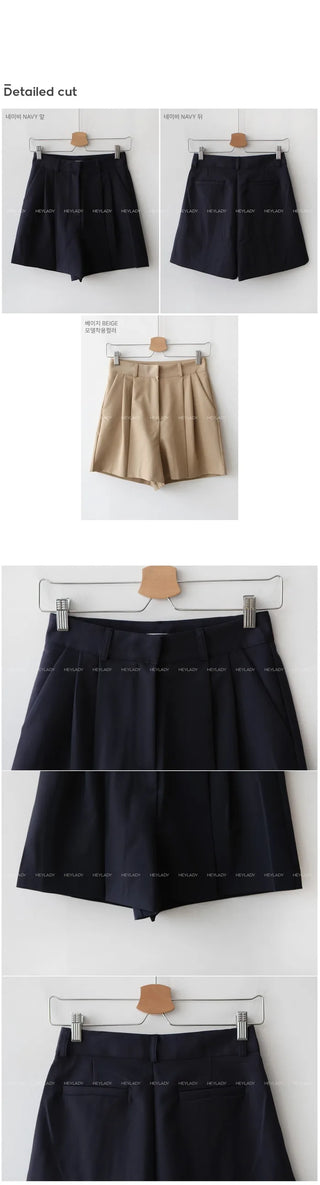 Pintuck Half Pants
