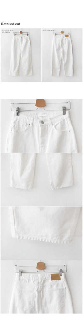 Cotton wide-leg pants