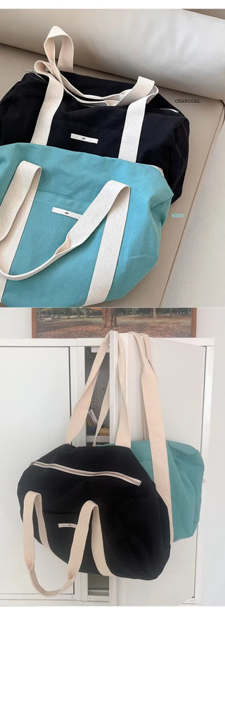 Cotton shoulder bag