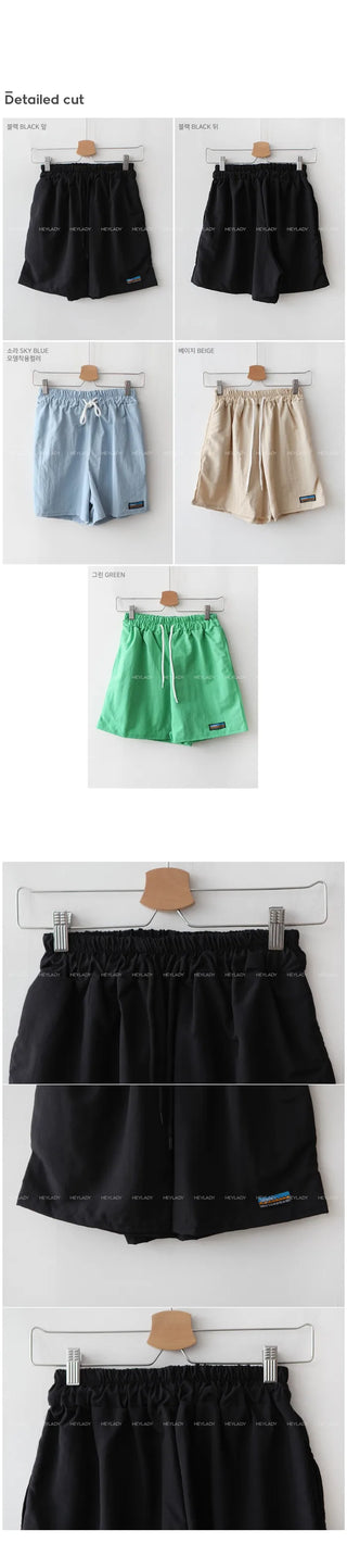 Patch Point Nylon Shorts