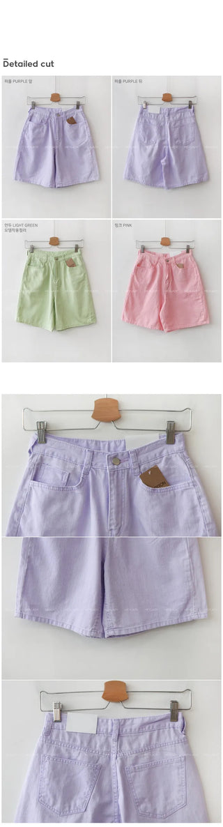 Washed shorts