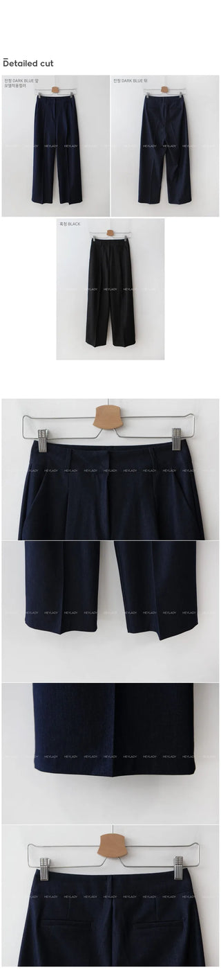 Crystal denim slacks