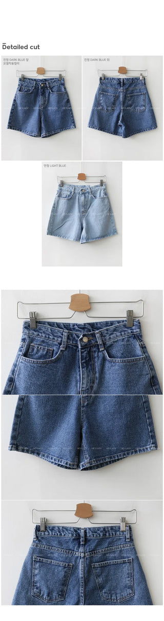 Denim shorts