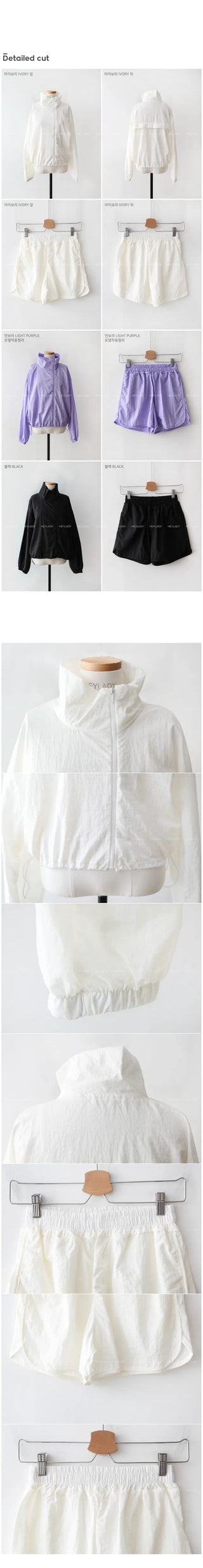[SET] Jacket and Shorts Set