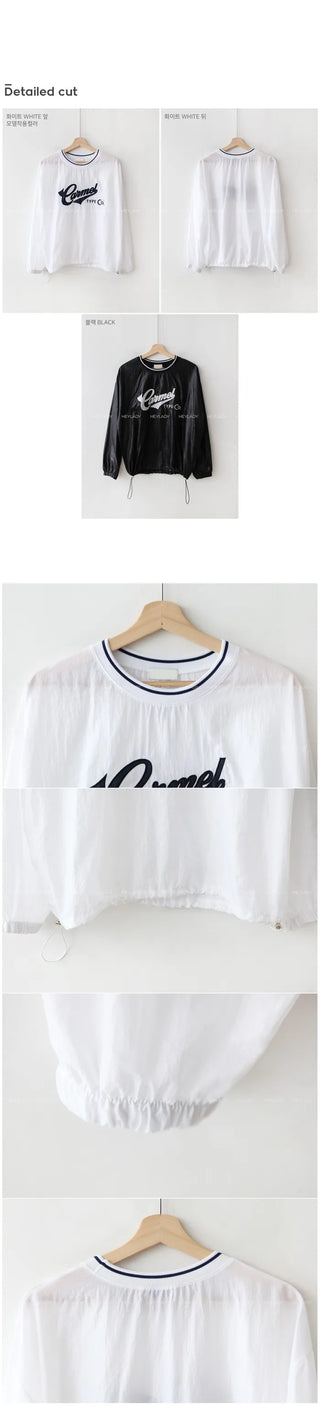 Nylon sweatshirt