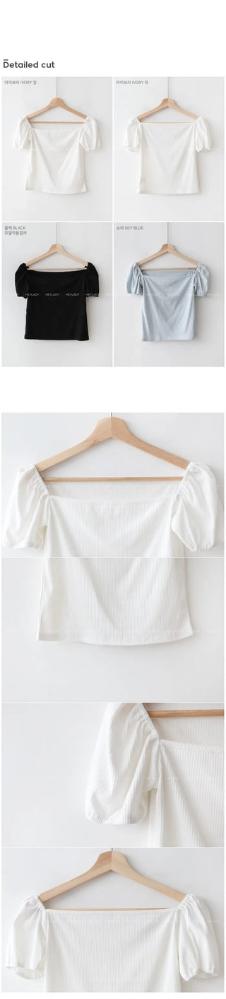 Square puff T-shirt