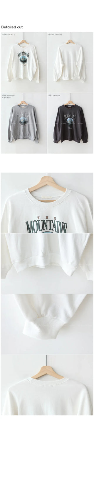 Avalon print sweatshirt